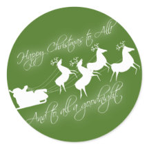 "Twas the night before Christmas" Sticker