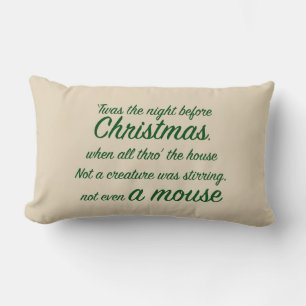 'Twas the night before Christmas Throw Pillow