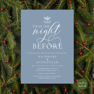 'Twas The Night Before Classy Rehearsal Party Invitation