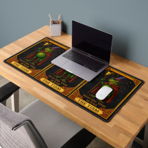 T'was The 'Tism M'Lord Frog Meme Autism Awareness Desk Mat