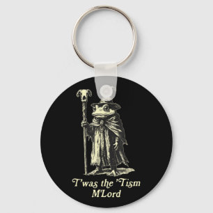 Twas The Tism Mlord Funny Frog Wizard Meme Autism  Key Ring