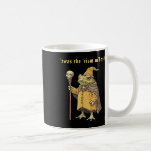 Twas The Tism Mlord Funny Wizard Frog Autism Witch Coffee Mug