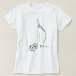 TWCD - Words Note Green T-Shirt