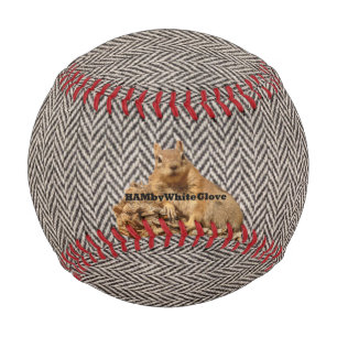 Tweed Baseball Squirrel Logo - HAMbyWhiteGlove