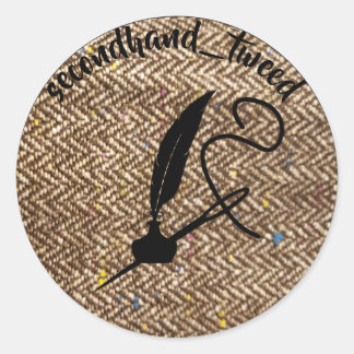 tweed logo sticker