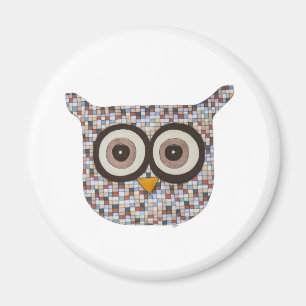 Tweed Owl Magnet