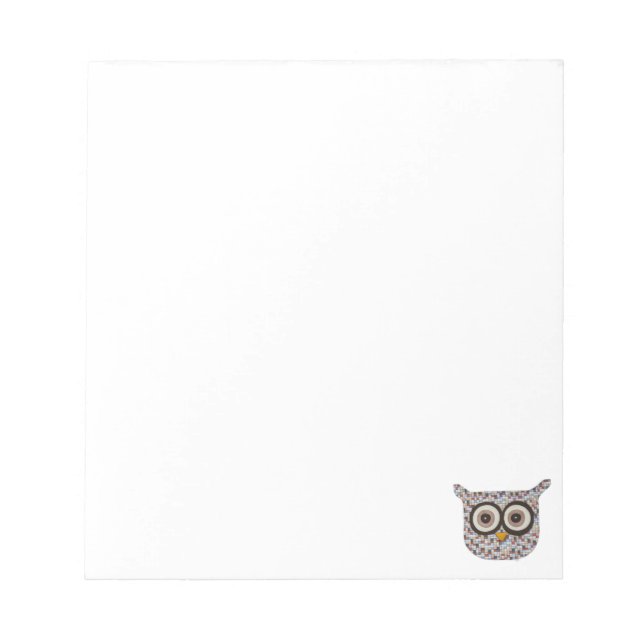Tweed Owl Notepad (Front)
