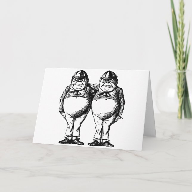 Tweedle Dee and Tweedle Dum Card (Front)