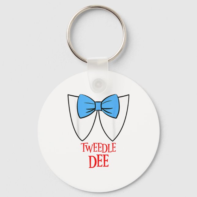 Tweedle Dee Costume Matching Halloween Fairytale C Key Ring (Front)