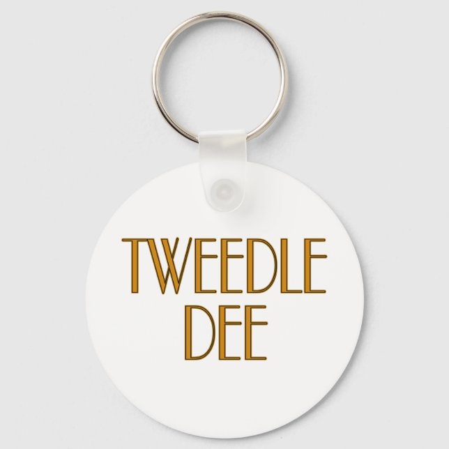 Tweedle Dee Key Ring (Front)