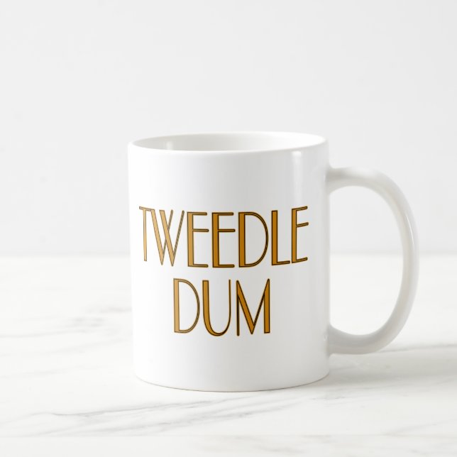 Tweedle Dum Coffee Mug (Right)