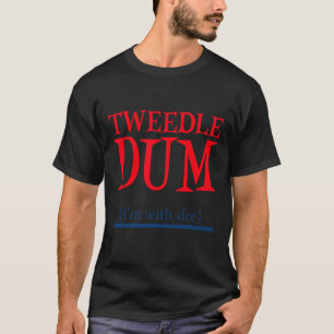 Tweedle Dum I'm With Dee - Lazy Couple Halloween C T-Shirt