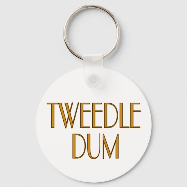 Tweedle Dum Key Ring (Front)