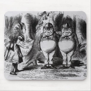 Tweedledum and Tweedledee Mouse Pad