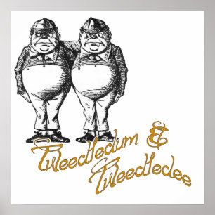 Tweedledum & Tweedledee Poster