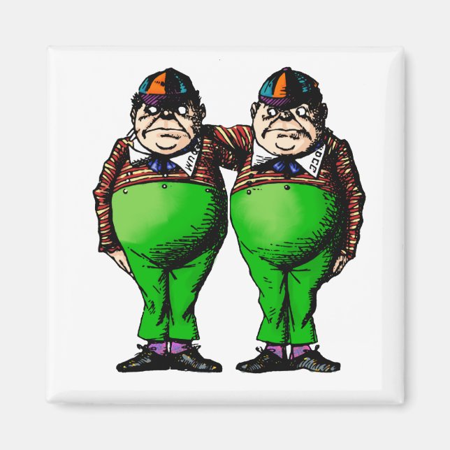 Tweedles Dum & Dee Magnet (Front)