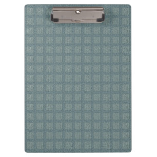 Tweedy Wool Grey and Sage Clipboard