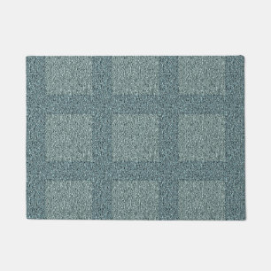 Tweedy Wool Grey and Sage Doormat