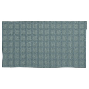 Tweedy Wool Grey and Sage Pillowcase
