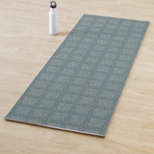Tweedy Wool Grey and Sage Yoga Mat