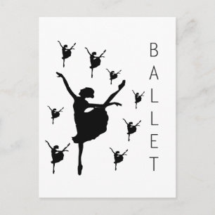 Tweet Ballet Retro Series 2010 Postcard