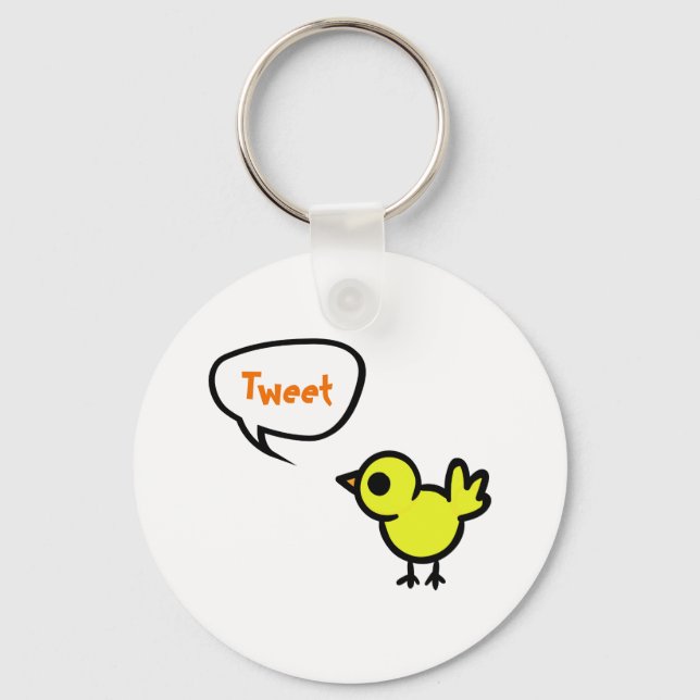 Tweet Bird Key Chain (Front)