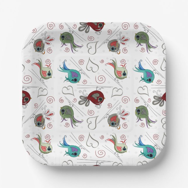 Tweet Bird Party Plate (Front)