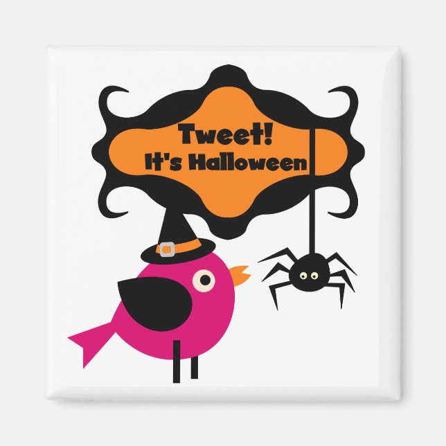Tweet Halloween T-shirts and Gifts Magnet (Front)