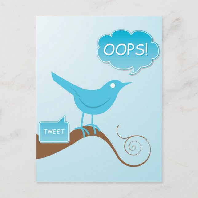 Tweet! Postcard (Front)