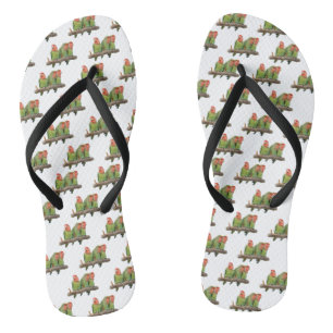 Tweet Trio Flip Flops (choose colour)