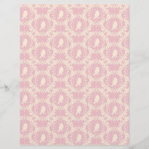 Tweet Tweet Girl Dual Sided Scrapbook Paper