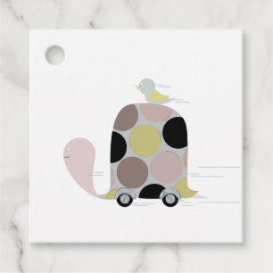 Tweeter on a Turtle Favour Tags