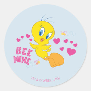 TWEETY™ - Bee Mine Classic Round Sticker