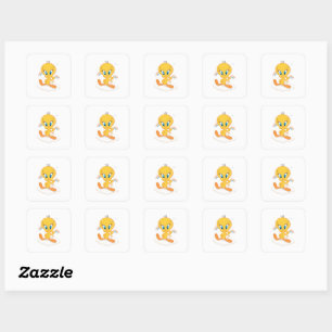 Tweety Bird Square Sticker