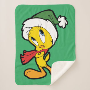 TWEETY™ Christmas Thoughts Sherpa Blanket