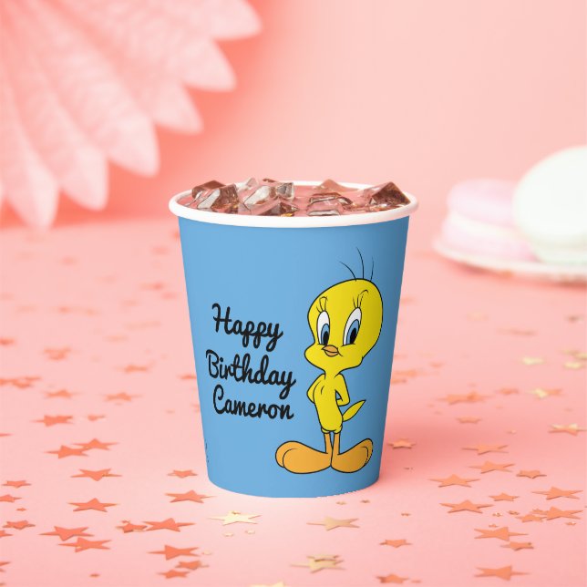 TWEETY™ | Clever Bird Paper Cups (Insitu)