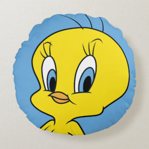 TWEETY™   Clever Bird Round Cushion