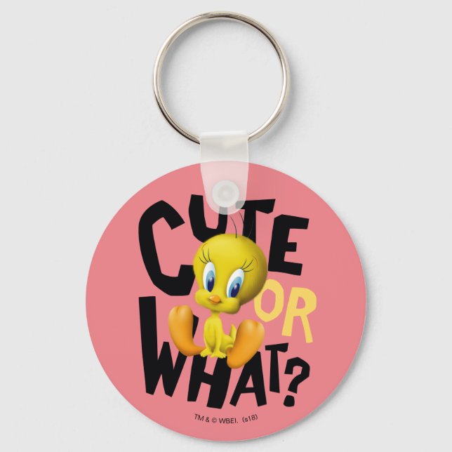 TWEETY™- Cute Or What? Key Ring (Front)