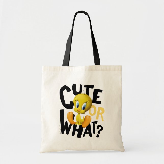 TWEETY™- Cute Or What? Tote Bag (Front)