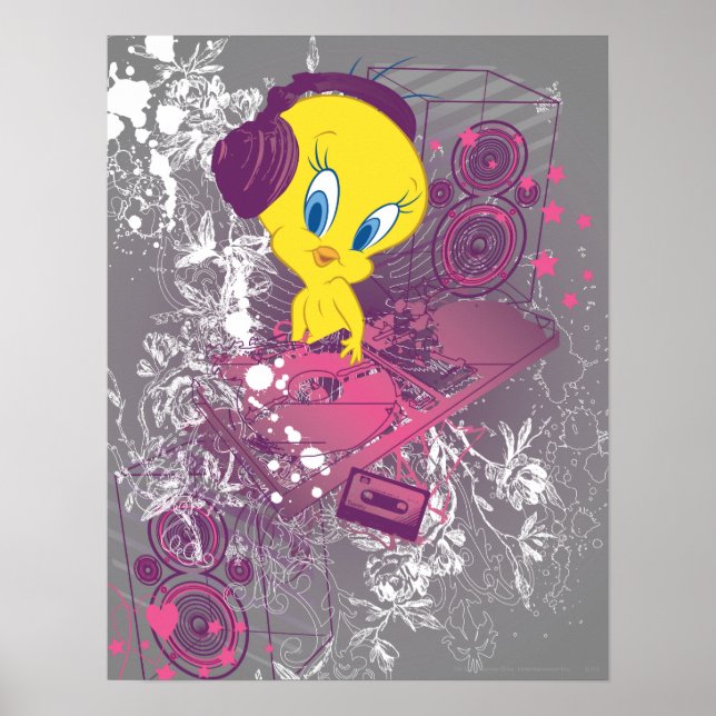 TWEETY™ Djing Poster (Front)