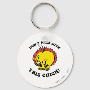 Tweety "Don't Mess With This Chick" Key Ring