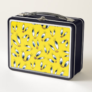 TWEETY™ Face Pattern Metal Lunch Box