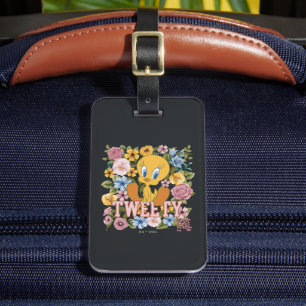 TWEETY™ Floral Embroidery Graphic Luggage Tag