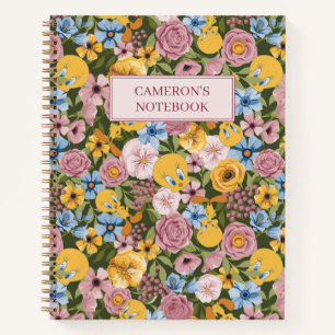 TWEETY™ Floral Embroidery Pattern Notebook
