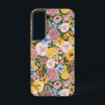 TWEETY™ Floral Embroidery Pattern Samsung Galaxy Case<br><div class="desc">Get lost in the flowers with TWEETY™ in this antique style floral pattern! Great on tote bags,  blankets,  or pillows! Shop this design on even more custom Zazzle gifts!</div>