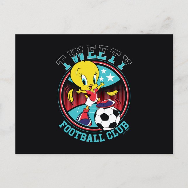 TWEETY™ Football Club Badge Postcard (Front)
