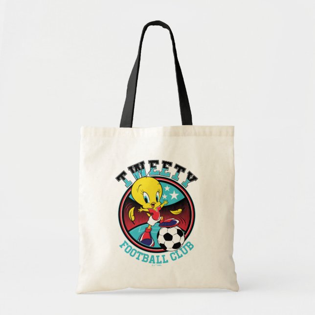 TWEETY™ Football Club Badge Tote Bag (Front)