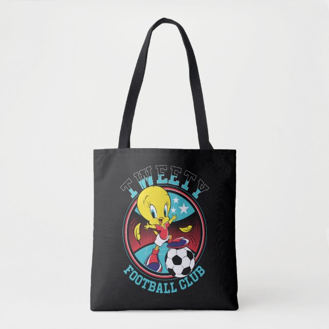 TWEETY™ Football Club Badge Tote Bag (Front)