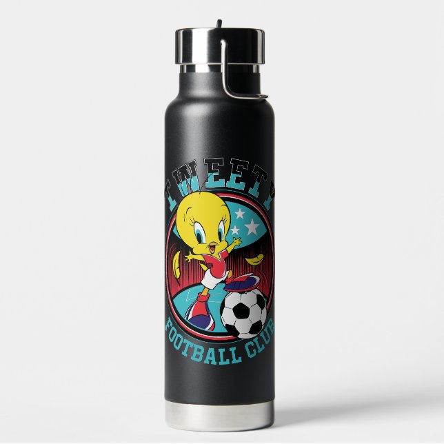 TWEETY™ Football Club Badge Water Bottle (Left)