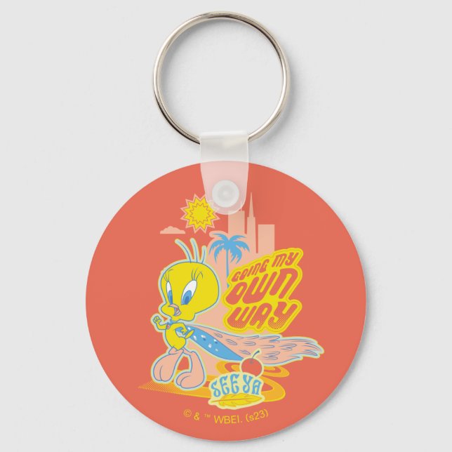 TWEETY™ - Going My Own Way Key Ring (Front)